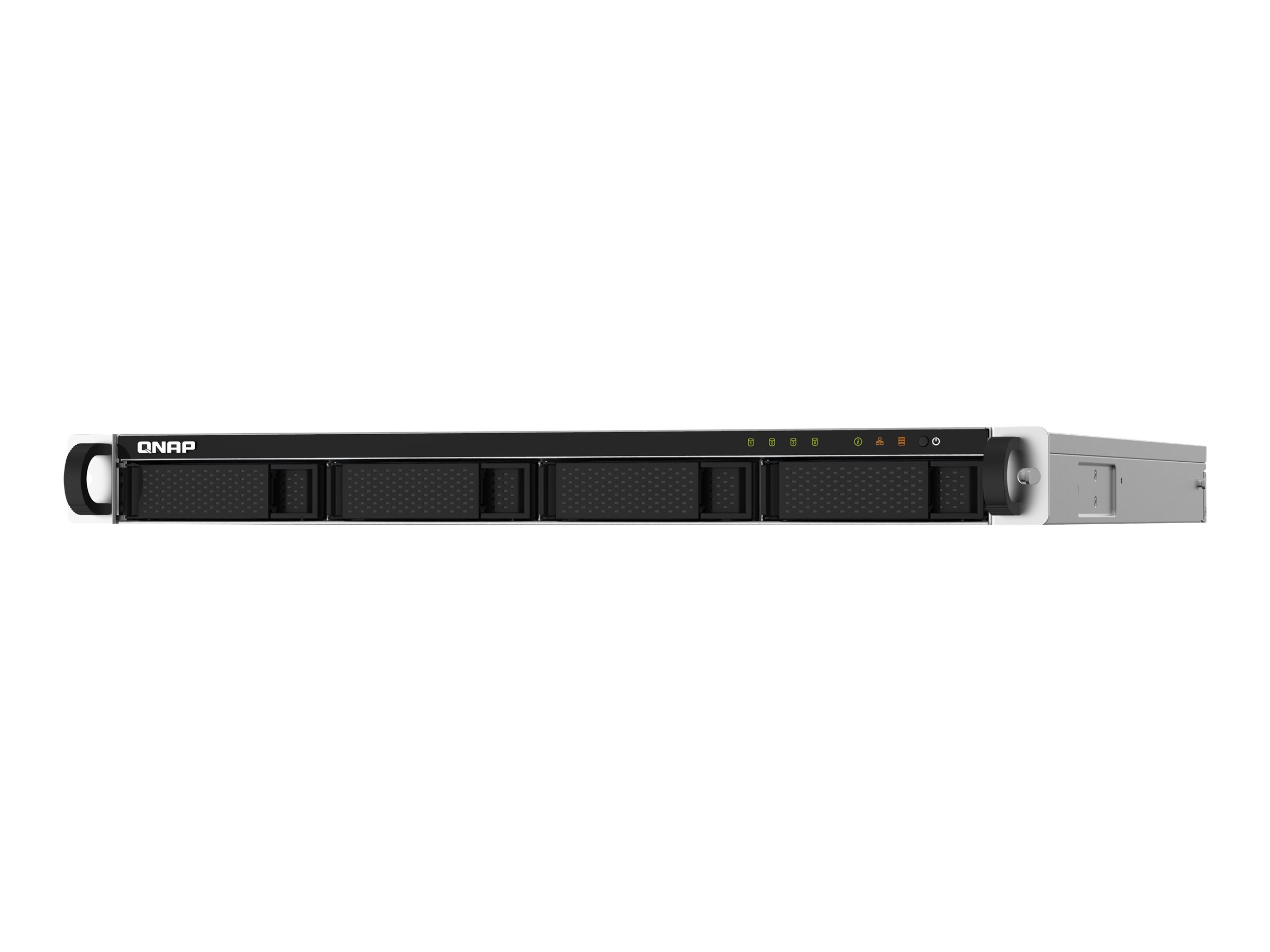 QNAP TS-432PXU 4-Bay Rackmount NAS 2 GB RAM Schwarz