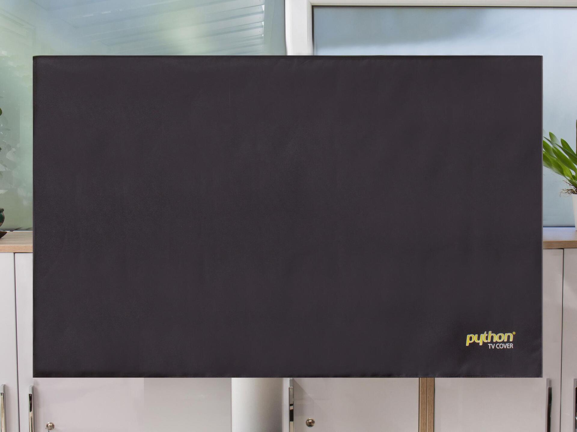 Python® Series TV-Cover Indoor/Outdoor - wetterfester Universalschutz für Ihr TV oder Monitor, 58x38 cm, 22“ bis 24“ (TV-C0122)