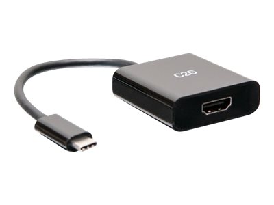 C2G Videoadapter USB-C auf HDMI 4K 60 Hz 0,2 m Schwarz