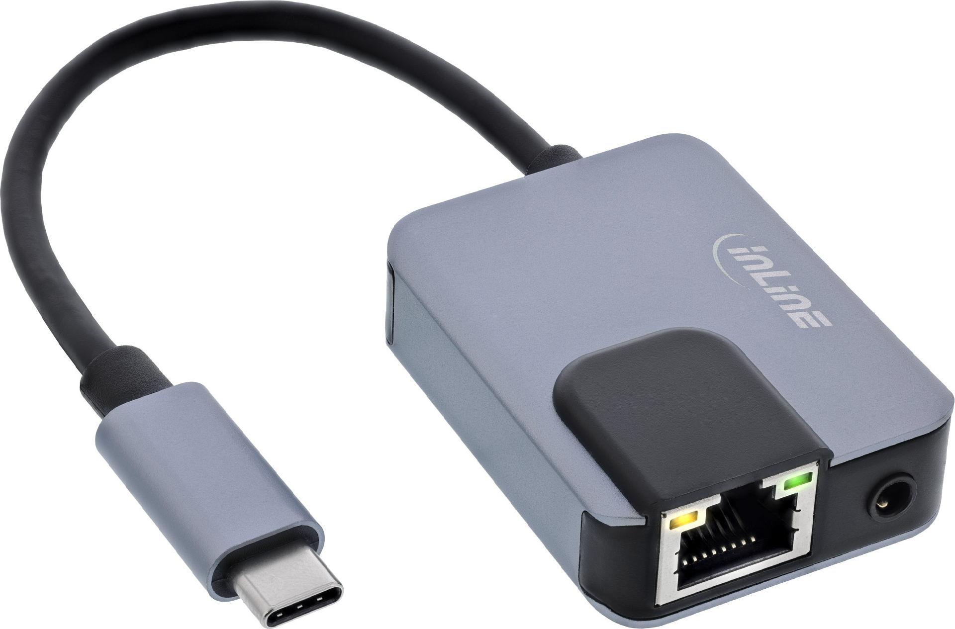 InLine® USB-C 3-in-1 Adapter, Gigabit, Audio, PD 3.0 (33382I)