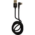 LC-POWER Kabel USB-Micro-1M-2 1m black,USB A auf Micro-USB (LC-C-USB-MICRO-1M-2)