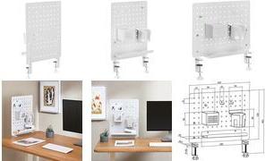 LogiLink Lochplatten-Organizer/Kombination Klemmmontage (PB0104)