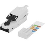 Lanview RJ45 UTP plug Cat6a for AWG22-24 solid/stranded (LVN125445-CAT6A-UTP)