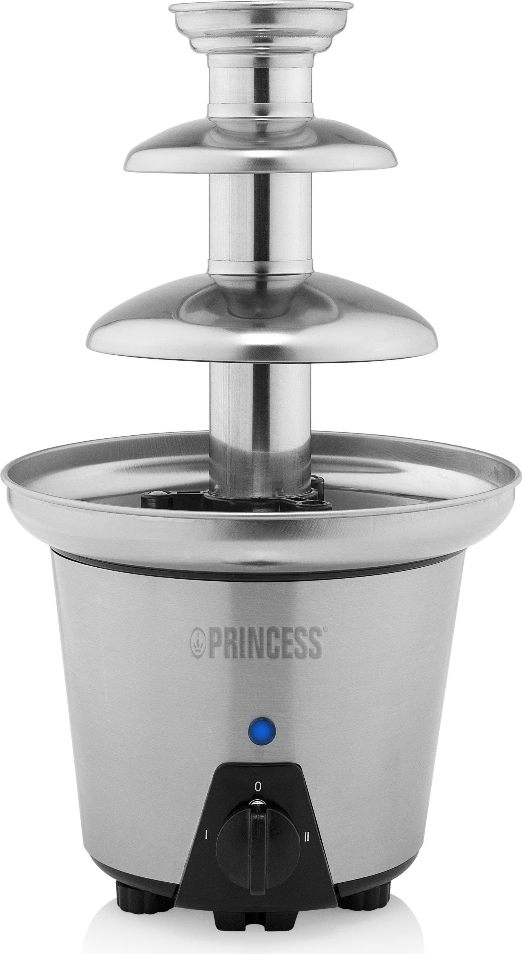 Princess 292998 Schokoladenbrunnen XL Edelstahl 90 W