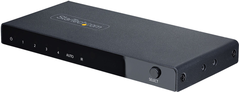 STARTECH.COM 4-Port 8K HDMI Switch HDMI 2.1 Switch 8K 60Hz UHD HDR10+ HDMI Switch 10,20cm (4") 1 Out Automatische Umschaltung HDMI Umschalte (4PORT-8K-HDMI-SWITCH)