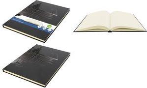 kangaro Skizzenbuch Design, 80 Blatt, A5, schwarz Papier: 140 g/qm, cremeweiß, säurefrei, Hardcover-Einband, - 1 Stück (K-5567)