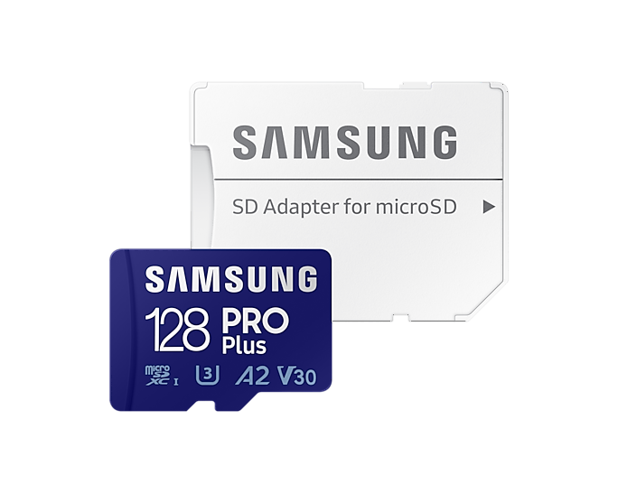 Samsung PRO Plus Speicherkarte 128 GB MicroSDXC UHS-I Klasse 10 (MB-MD128KA/EU)