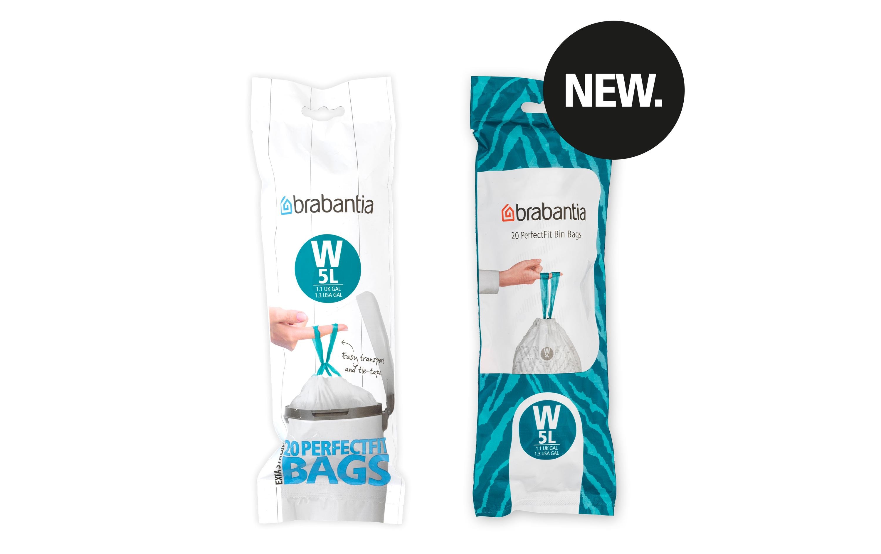 Brabantia PerfectFit 116681 Mülleimerbeutel 5 l Weiß