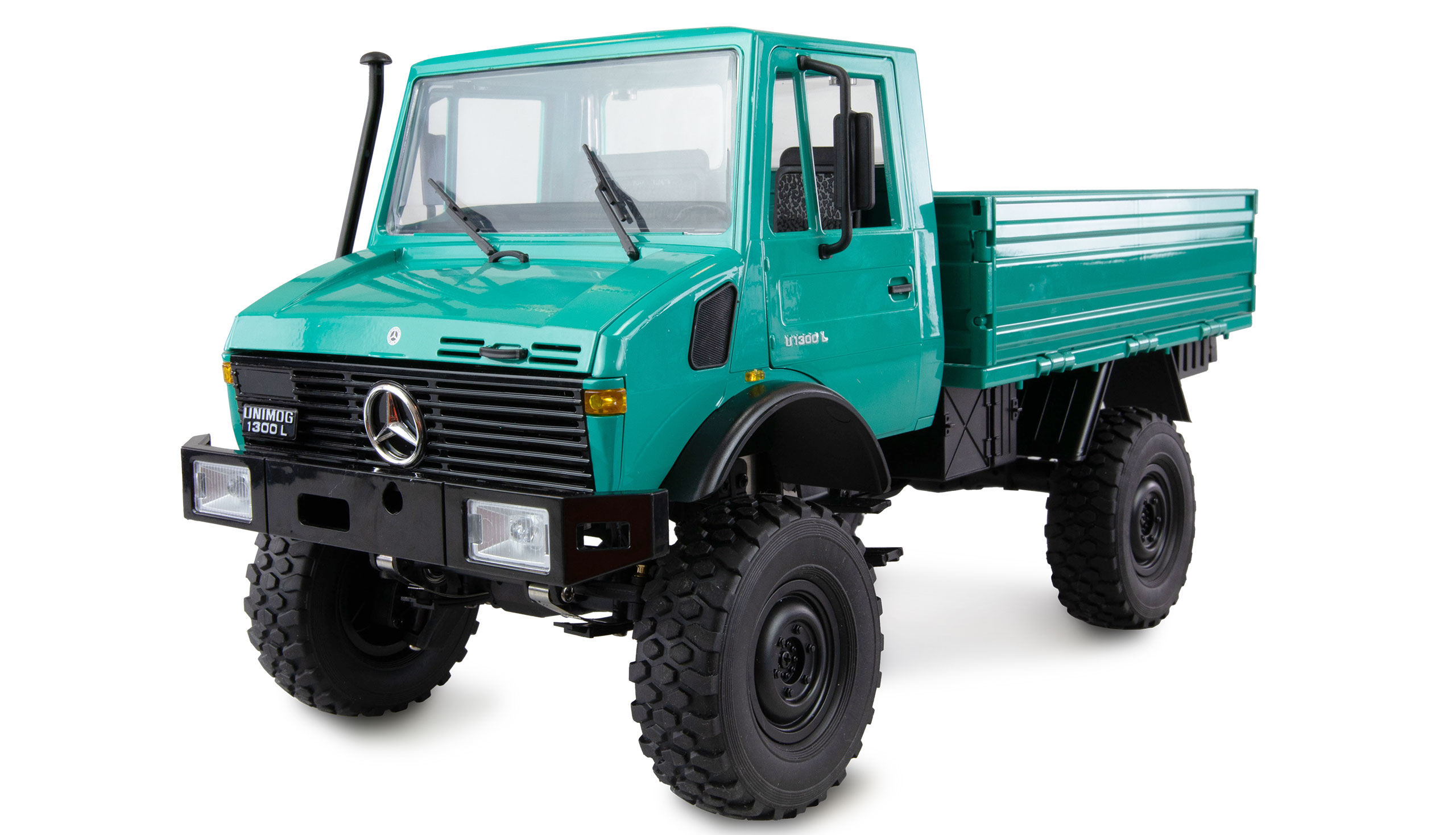 Amewi Mercedes-Benz Unimog Advanced 4WD 1:12 RTR petrol Grün