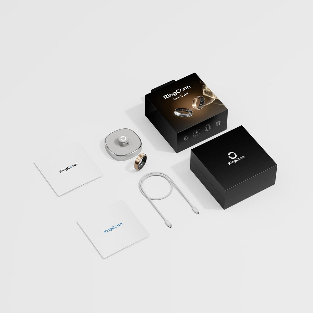 RINGCONN Gen 2 Air Smart Ring Größe 12 Gold