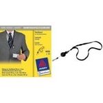 AVERY Zweckform Ausweishalter mit Textilband, schwarz für alle handelsüblichen Namensschilder mit Ausstanzung (4830)