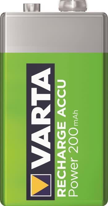 VARTA POWER Akku E-Block 9V 56722 200mAh Kartonware / Tray 56722101111 1 (56722101111)