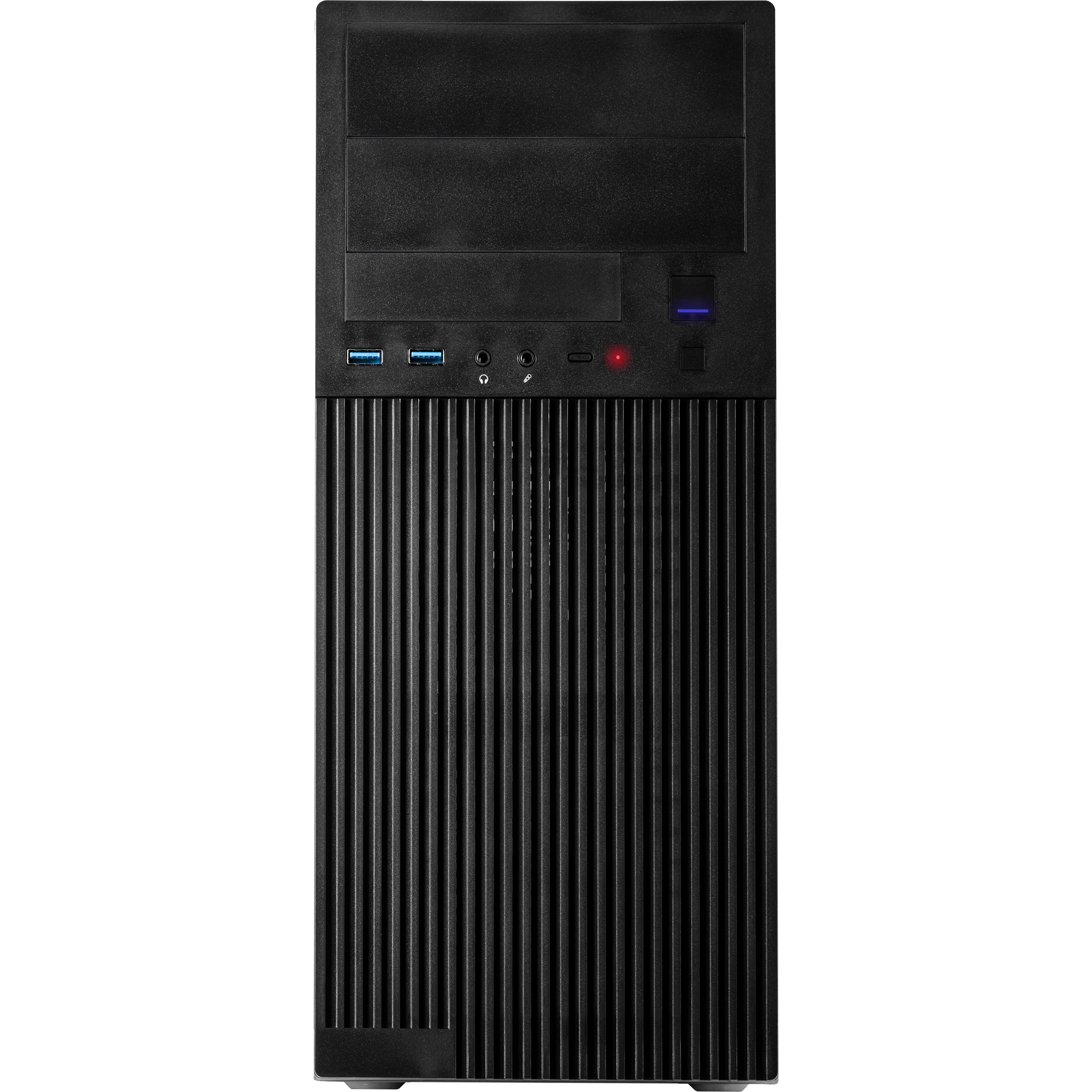 Inter-Tech IT-2815 Linear Midi-Tower Schwarz