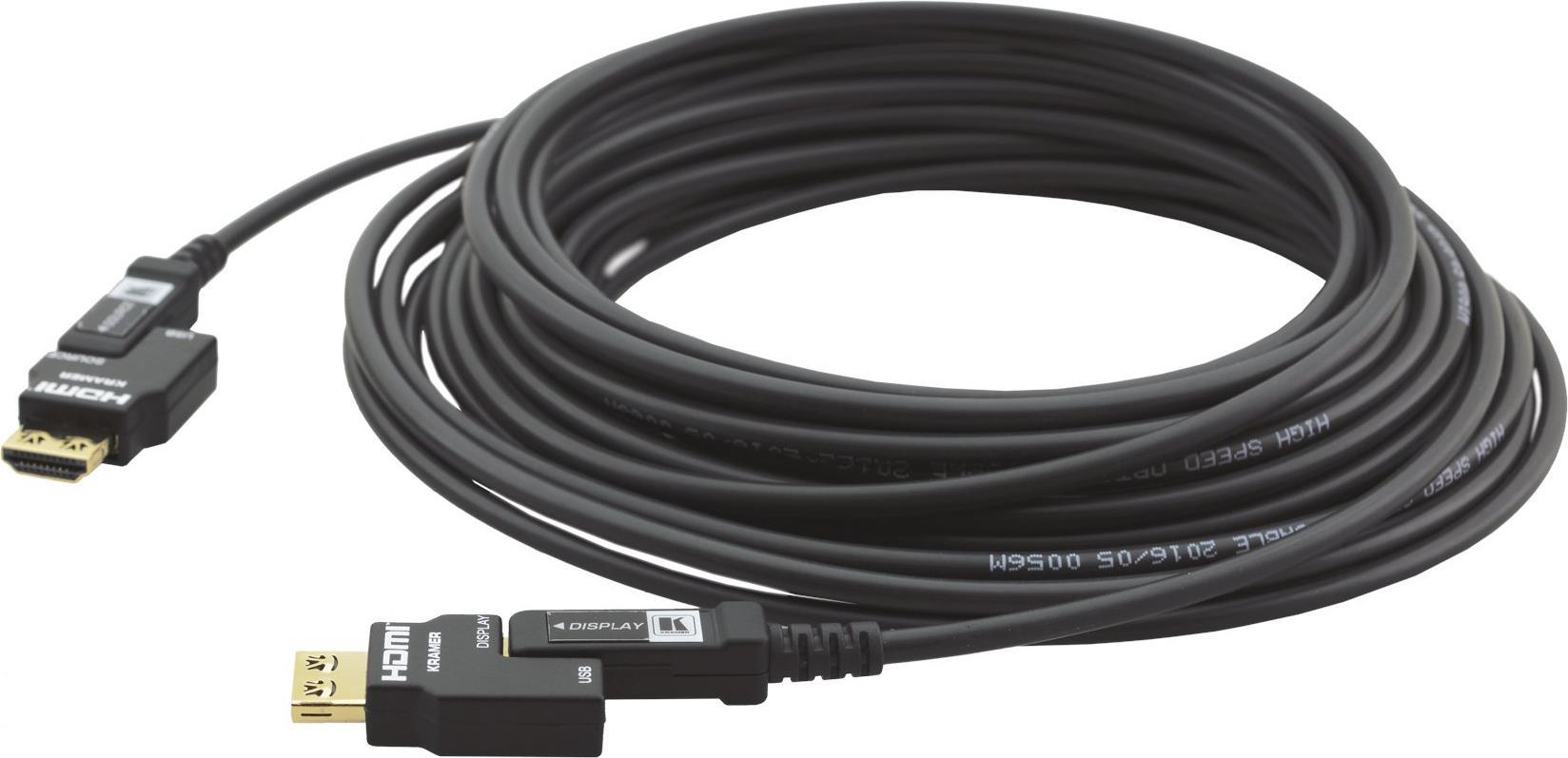 KRAMER ELECTRONICS CRS-AOCH/XL-230 - Rental & Staging Active Optical Pluggable HDMI Cable (97-1403230)