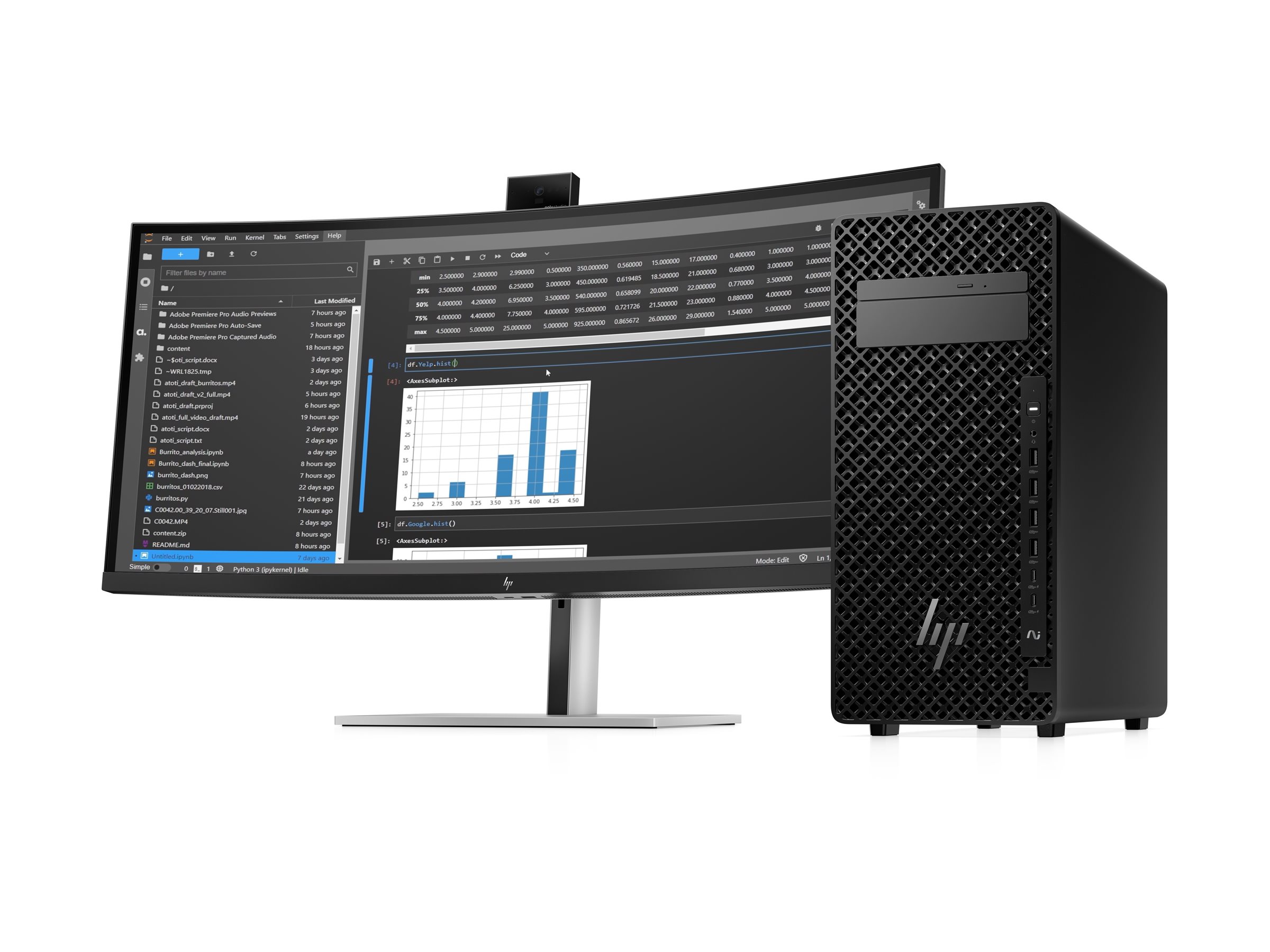 HP Workstation Z2 G1i Tower Core Ultra 7 265K 32 GB RAM 1 TB SSD Schwarz