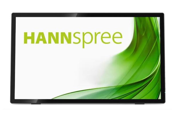 Hannspree HT249PPB LED-Monitor 60,4 cm (23,8 Zoll) – 16:9 – Multi-Touch – HDMI/DP/USB – Schwarz