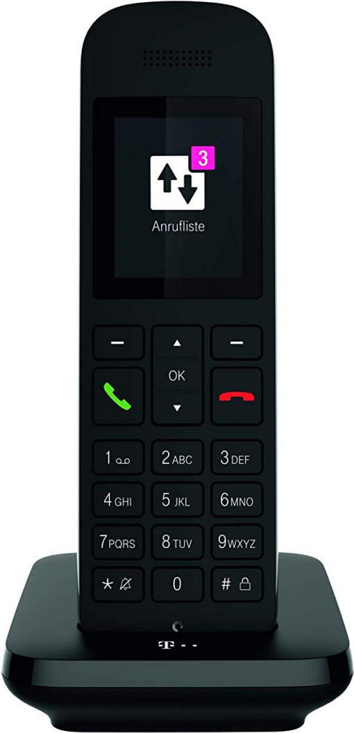 Deutsche Telekom Sinus 12 Schnurlostelefon mit Rufnummernanzeige DECT Schwarz (40844054)  - Onlineshop JACOB Elektronik