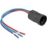 Delock Fassung für 19 mm 3 Pin Taster oder Schalter (90789)