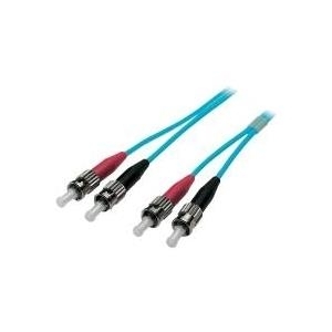 EFB-Elektronik Duplex Jumper ST-ST 50/125µ, OM3, LSZH, aqua, 3.0mm, 2m Hersteller: EFB Elektronik (O7013.2)