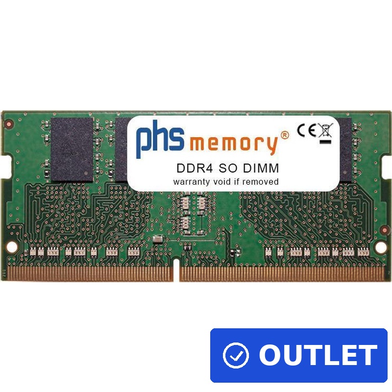 PHS-memory 4GB RAM Speicher kompatibel mit HP 15s-fq1045nl DDR4 SO DIMM 3200MHz PC4-25600-S (SP499131) (geöffnet)