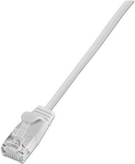 SLIM UL6 10 WS - Cat.6 SLIM-Light-Kabel, U/UTP, 10 m, weiß (PKW-LIGHT-K6 10.0 WS)