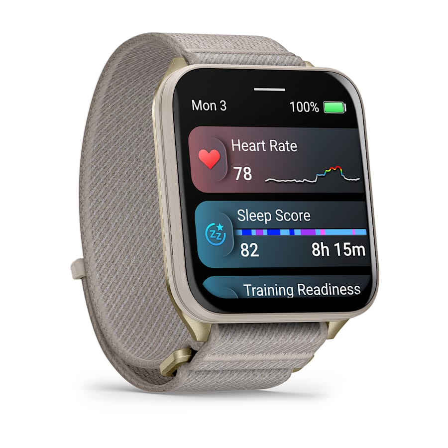 Garmin Venu X1 Smartwatch 2" AMOLED Titan Softgold/Grau