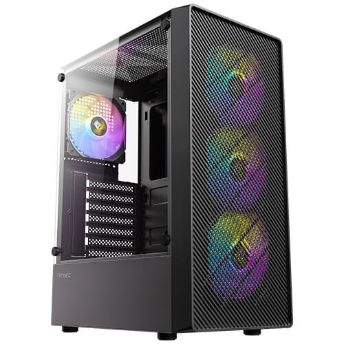 Antec AX26 RGB Elite ATX Midi Tower PC-Gehäuse Schwarz