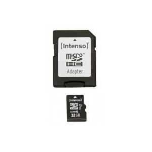 Intenso Premium Flash-Speicherkarte (microSDHC/SD-Adapter inbegriffen) (3423480)