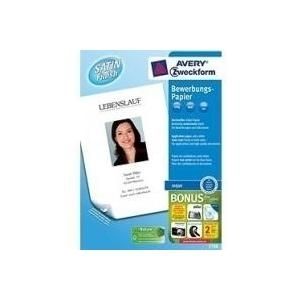 Avery Zweckform - Bewerbungspapier, beidseitig satiniert - A4 (210 x 297 mm) ...
