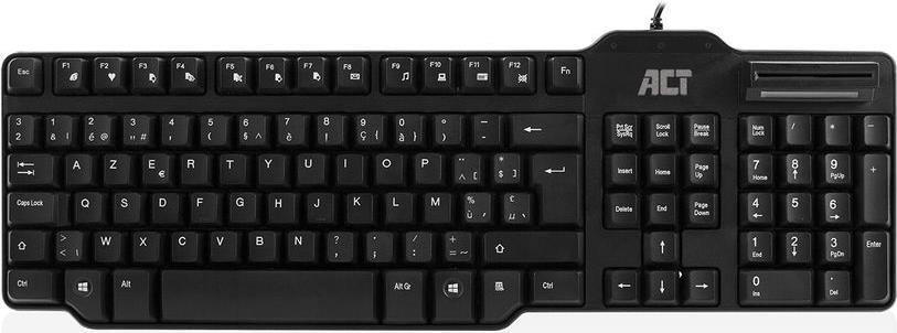 ACT AC5475 Tastatur USB AZERTY Belgisch Schwarz (AC5475)