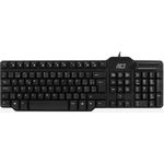 ACT AC5475 Tastatur USB AZERTY Belgisch Schwarz (AC5475)