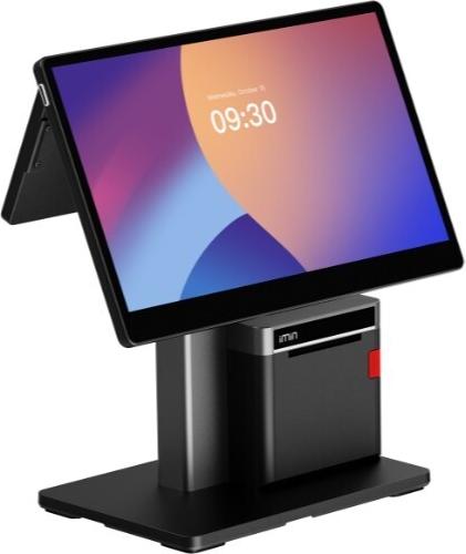 iMin Swan 2 - 15.6' Touchsystem, 10' Kundenanzeige, 80mm Bondrucker, Android 13 mit GMS, 4GB RAM,... (DS225A005)