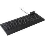 Renkforce RF-CKB-200 USB Tastatur Deutsch, QWERTZ Schwarz Chipkarten-Leser (RF-CKB-200)