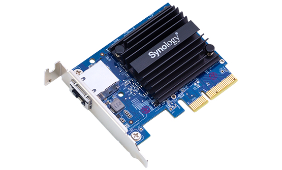 Synology E10G18-T1 Netzwerkadapter PCIe 3.0 x4 Low-Profile 10Gb Ethernet Schwarz/Blau