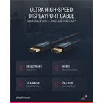 ClickTronic 40994 DisplayPort-Kabel 2 m Schwarz (40994)