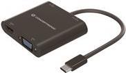CONCEPTRONIC Adapter-HUB USB-C->HDMI/VGA 10,20cm (4") 1 schwarz (DONN09B)