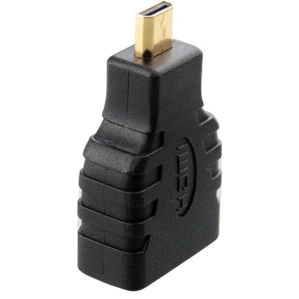 Techly HDMI Adapter Micro HDMI D Stecker auf HDMI A Buchse Schwarz