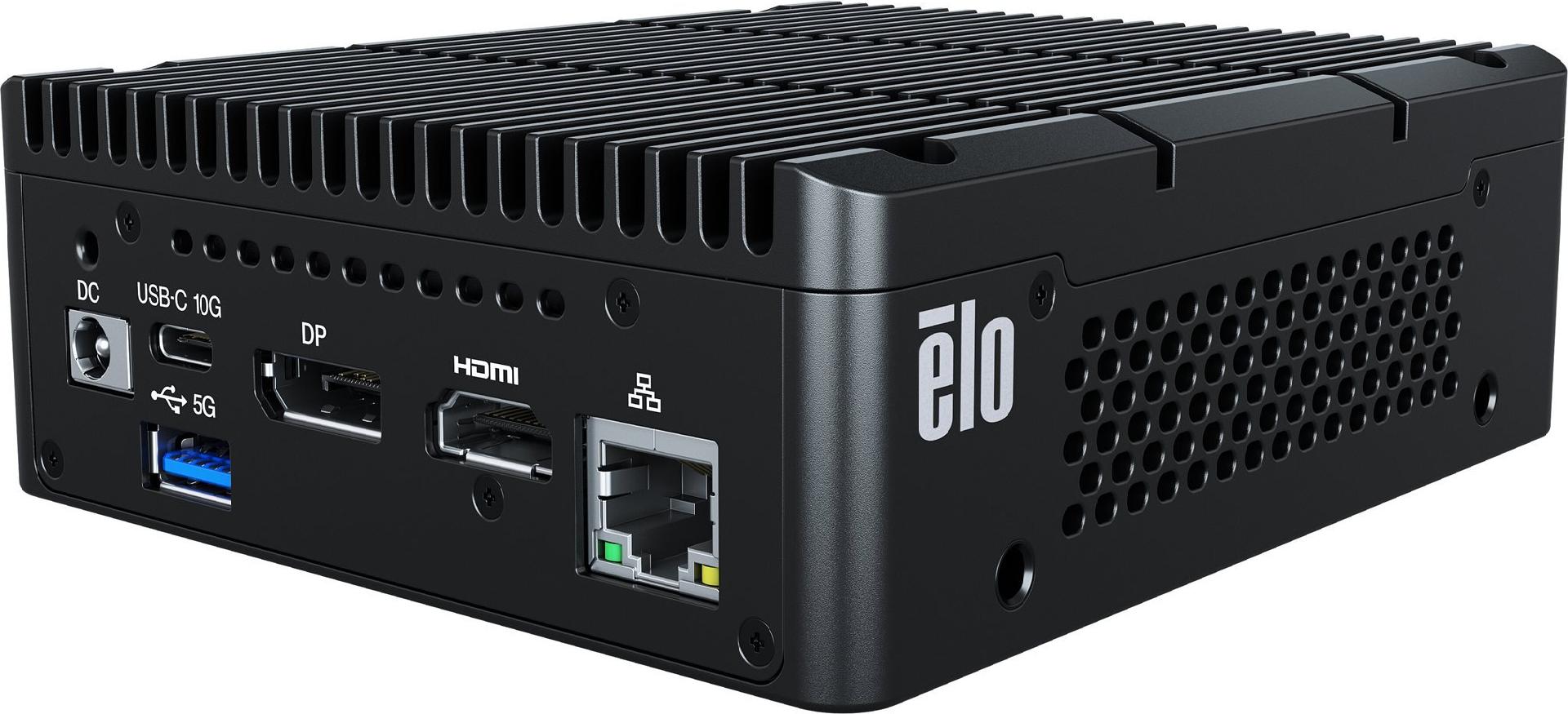 Elo Backpack Mini PC Intel Core 3 N355 16GB RAM 256GB SSD No OS Schwarz