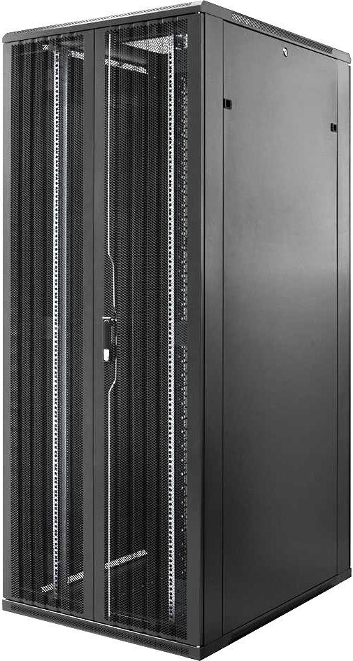 DSIT 47 HE 19” Serverschrank, mit perforierten Doppelflügelttüren (BxTxH) 800 x 1000 x 2200mm (DS8047DD)