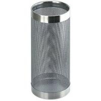 helit Metall-Schirmständer, mit Lochdekor, chrom rund, Durchmesser: 240 mm, Höhe: 490 mm (H2515500)