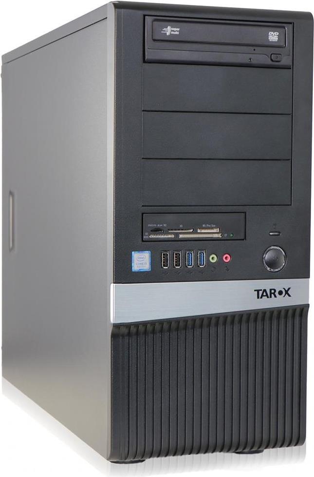 TAROX Workstation E5151BT-A - MDT - 1 x Ryzen 5 Pro 5650G / 3.9 GHz - RAM 16 GB - SSD 250 GB - NVMe - DVD-Writer - Radeon Pro WX 5100 - GigE - Win 11 Pro - Monitor: keiner - Schwarz