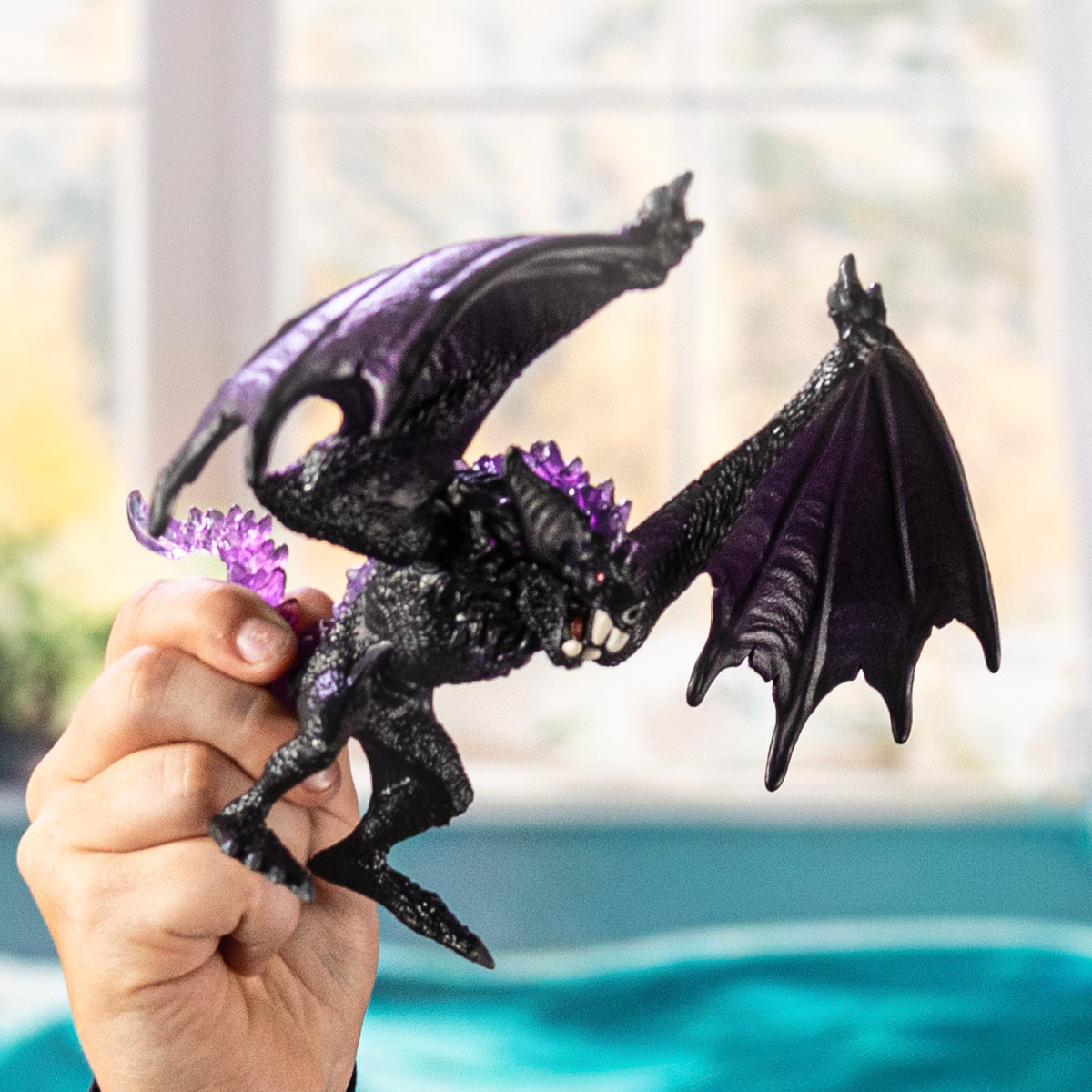 Schleich ELDRADOR CREATURES Schattenfledermaus Schwarz Violett