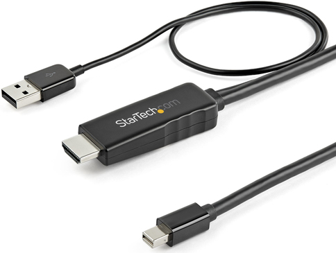 StarTech.com 3.3 ft. (1 m) HDMI to Mini DisplayPort Cable (HD2MDPMM1M)