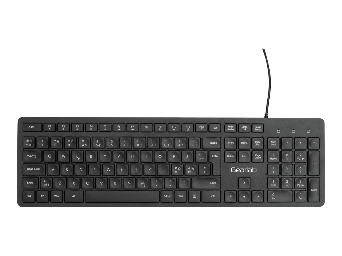 GearLab eSTUFF G220 USB-Tastatur QWERTY Nordisch Schwarz
