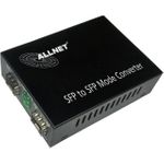 ALLNET 134409 1000Mbit/s Multi-Modus - Einzelmodus Schwarz Netzwerk Medienkonverter (ALL-MC108G-SFP-SFP)