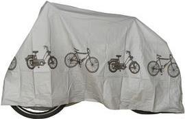 FISCHER Fahrrad-Garage (B)2.000 x (H)1.100 mm aus PEVA-Folie, wasserdicht, idealer Schutz vor Schmutz, - 1 Stück (86402)