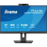 iiyama ProLite XUB2790QSUH-B2 LED-Monitor 68.5 cm (27"), schwarz (matt), QHD, IPS, HDMI, DP, USB-C, USB-Hub, Webcam, 100Hz Panel (XUB2790QSUH-B2)