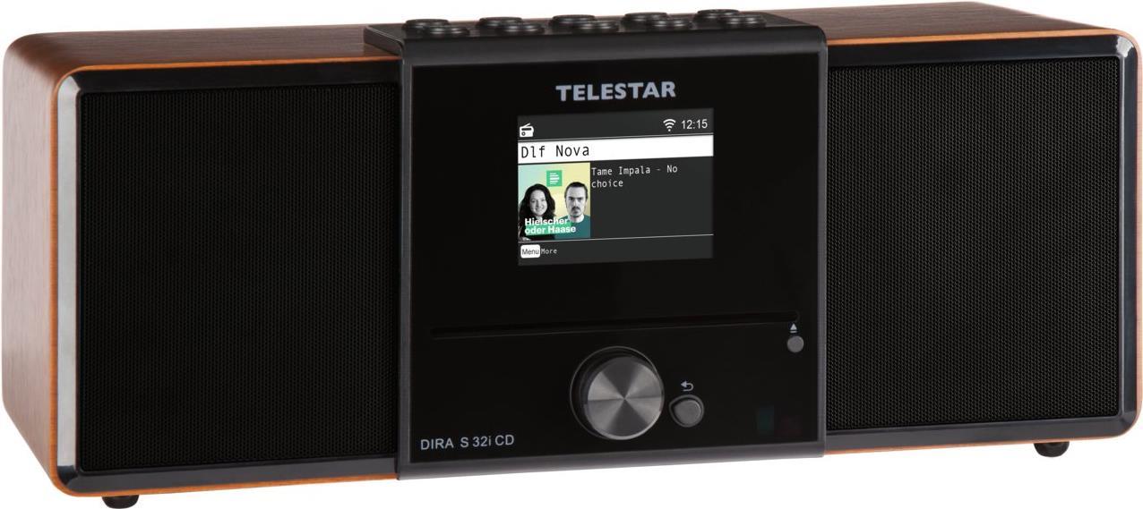 Telestar DIRA S 32i Tragbar Analog & Digital Walnuss (30-320-01)