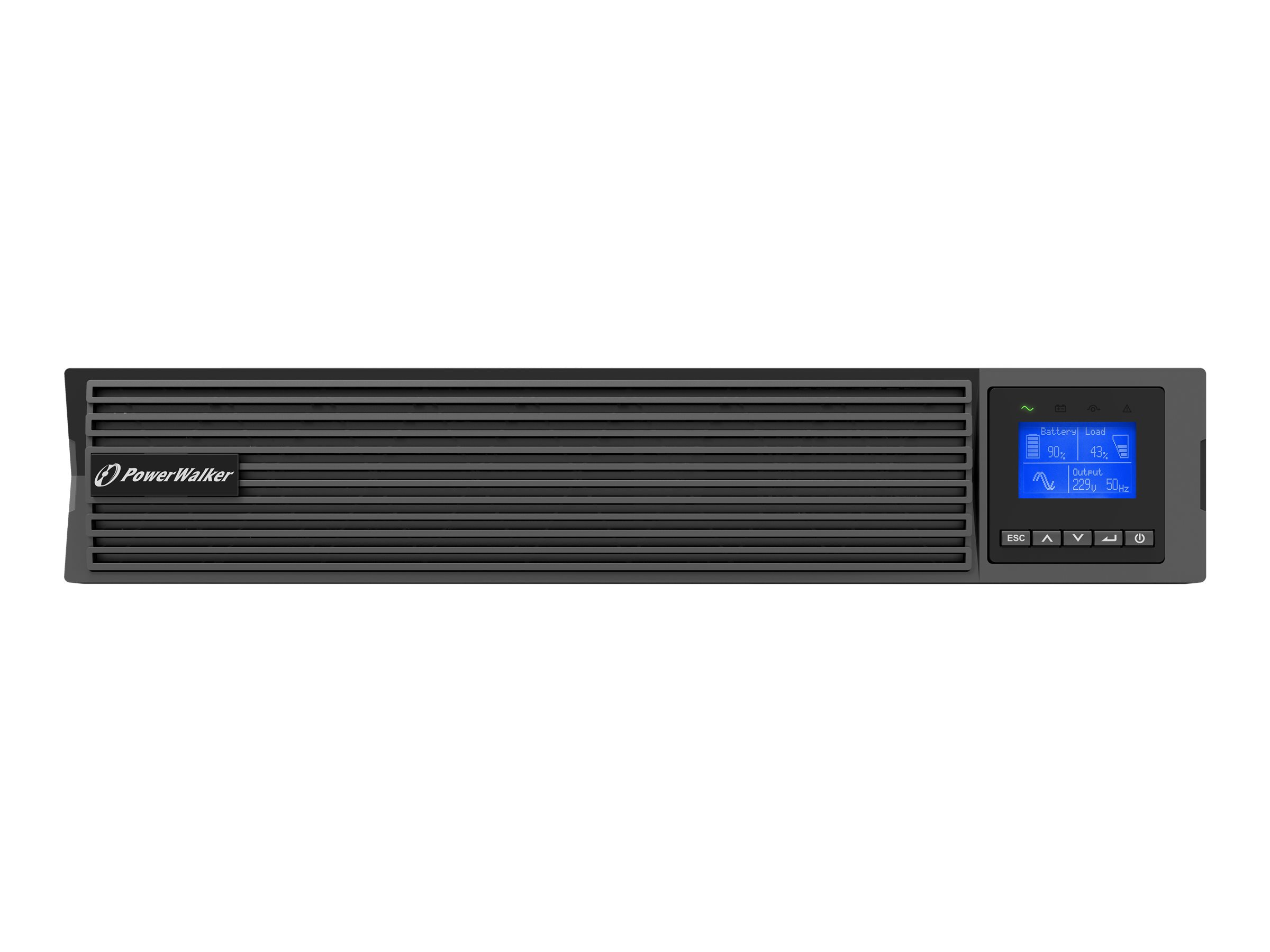PowerWalker VFI 2000 ICR IoT USV 2000 VA 2000 W Schwarz