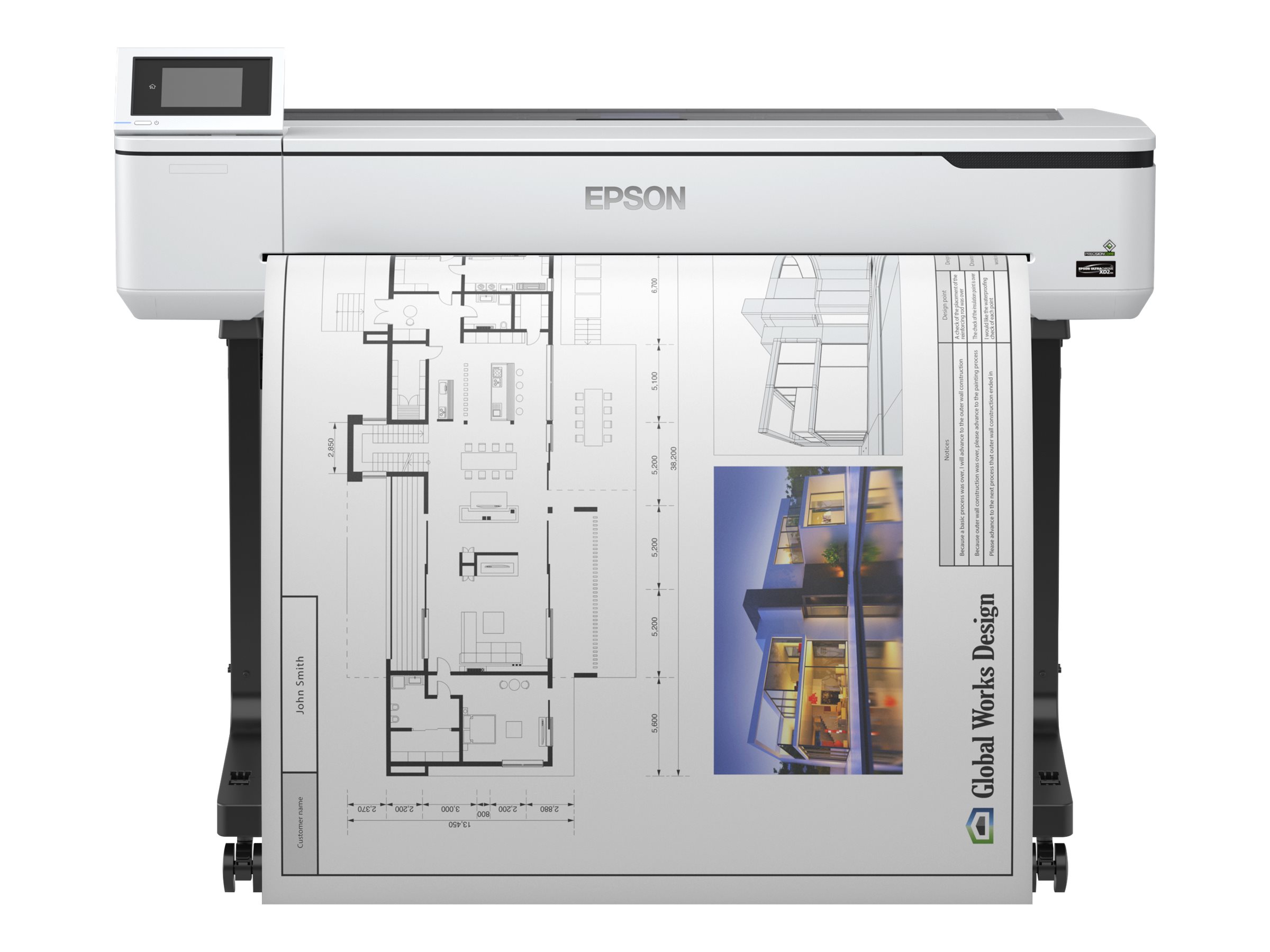Epson SureColor SC-T5100 Großformatdrucker 36" Tintenstrahl 2400 x 1200 dpi WLAN/LAN/USB Schwarz/Weiß